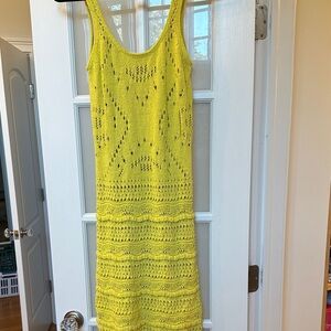 House of Harlow 1960 Yellow Knit Dress